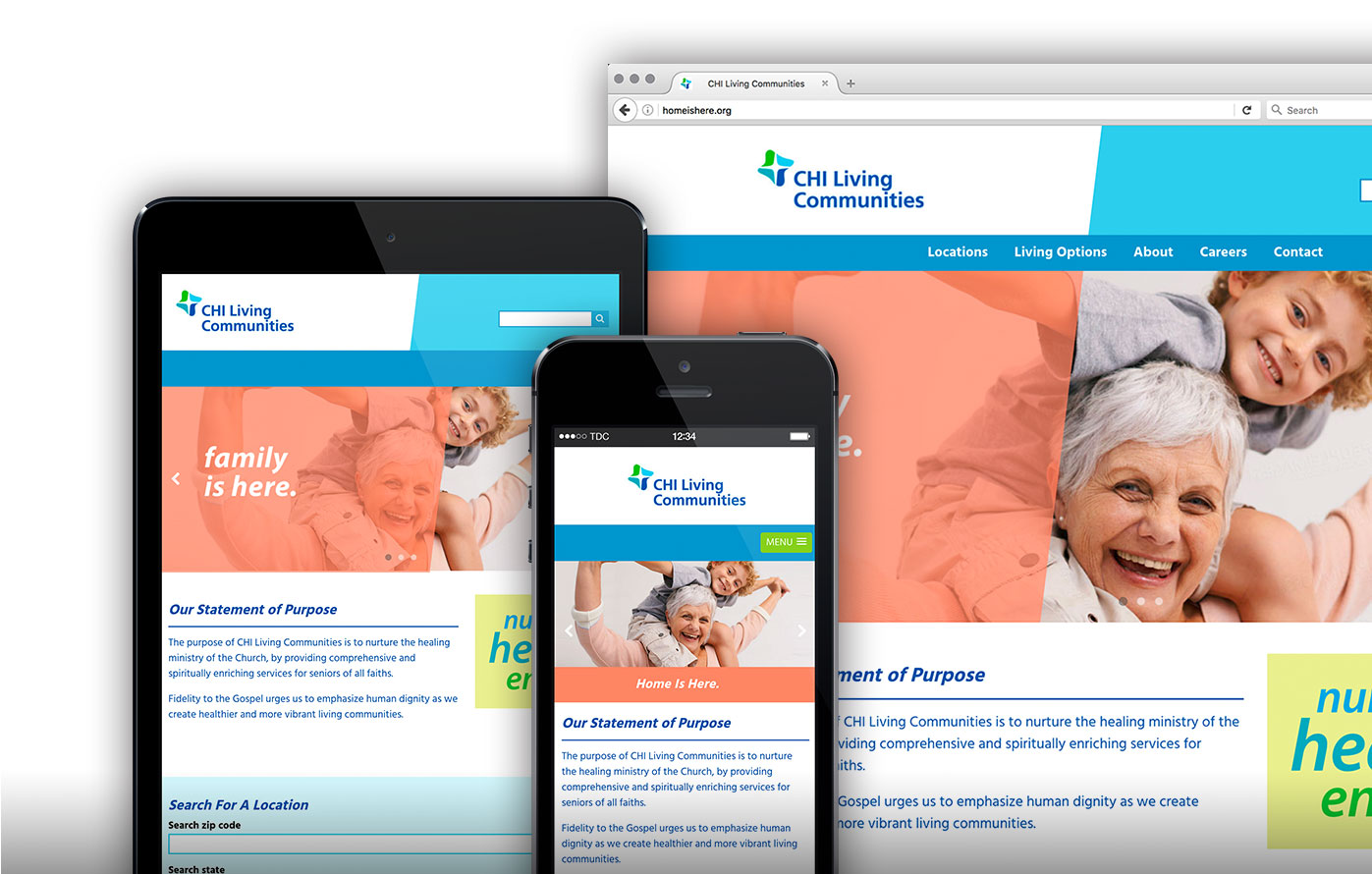 Mobile Responsive. Graphic