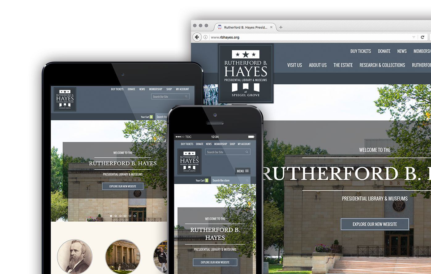 Mobile Responsive. Graphic