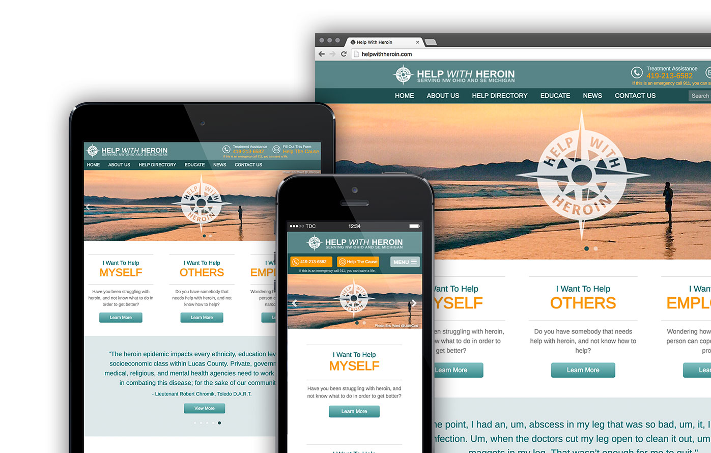 Mobile Responsive Graphic