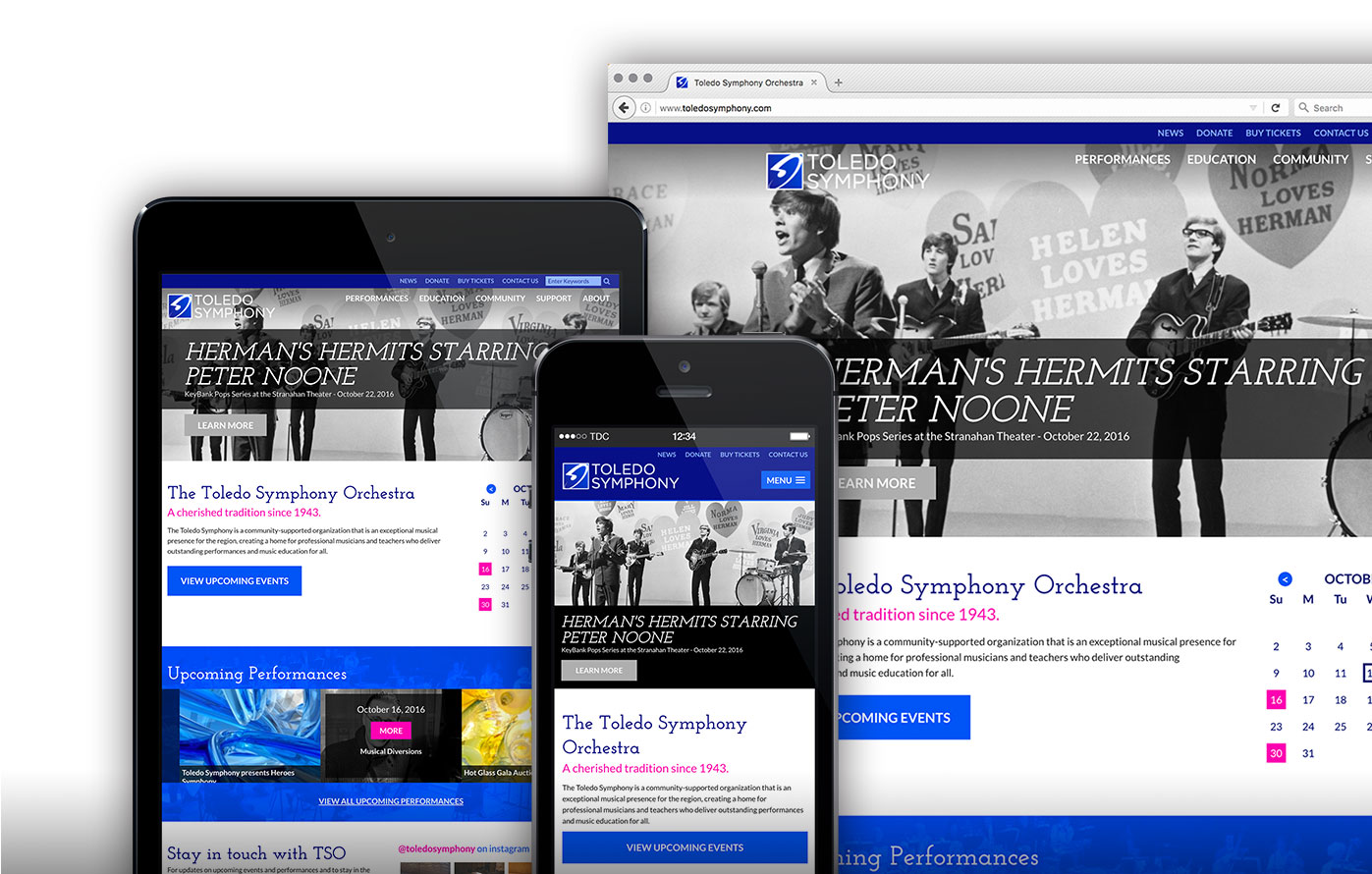 Mobile Responsive. Graphic