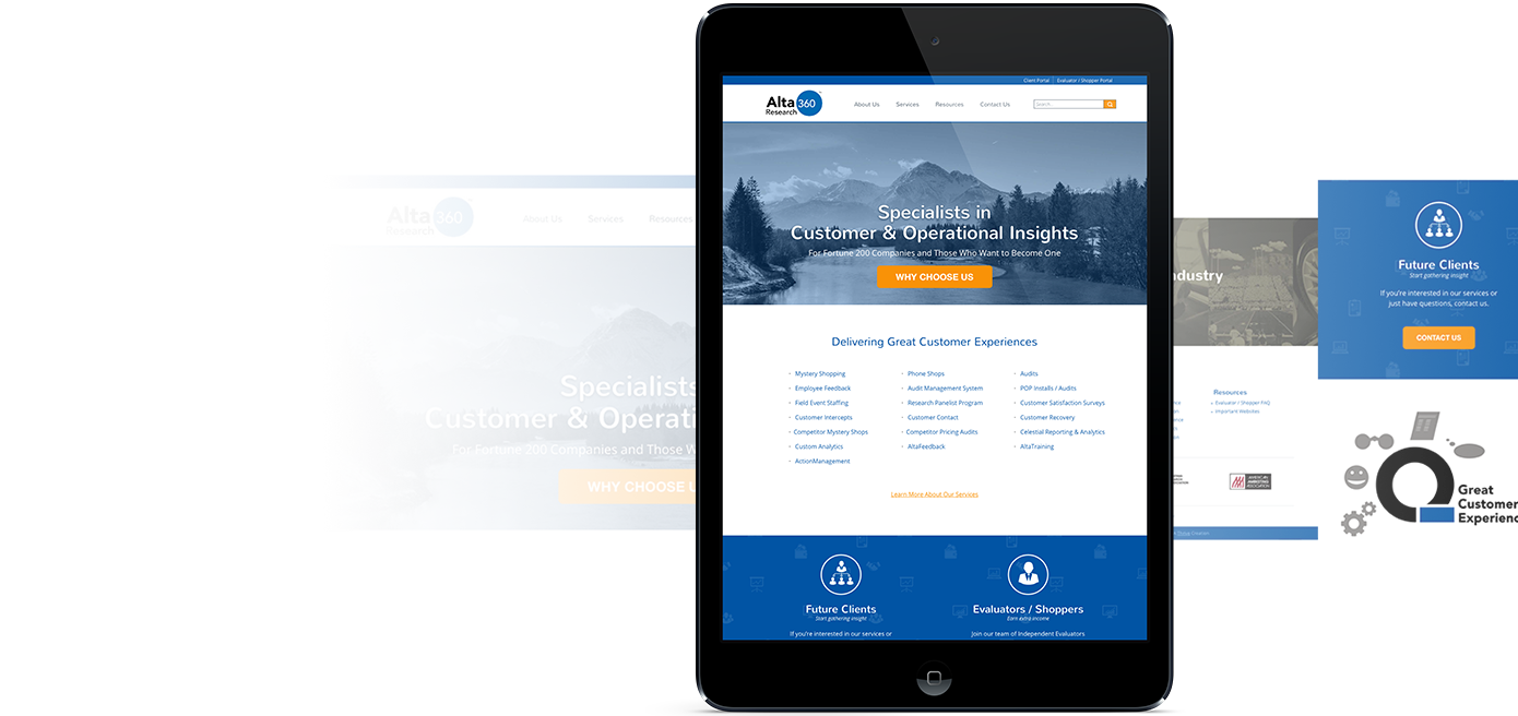 Project Overview Screenshot for Alta 360
