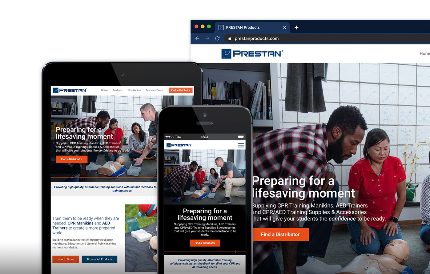 Responsive, mobile-friendly design Graphic