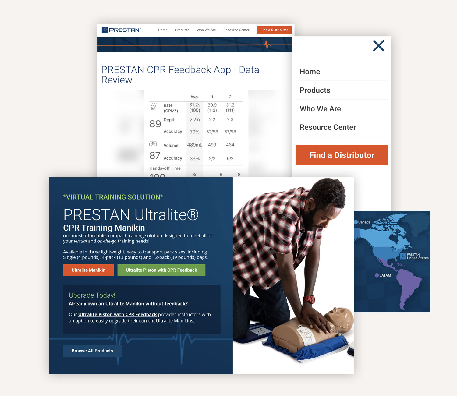 Showcasing the full PRESTAN product line Graphic