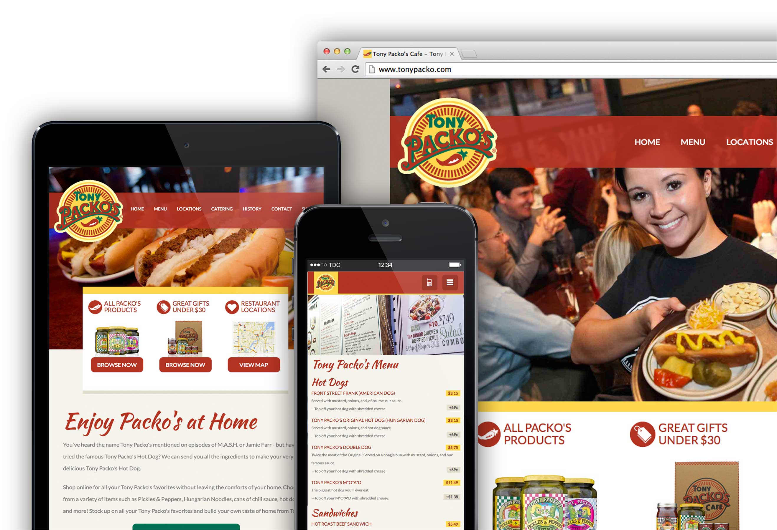 Responsive, mobile-friendly design Graphic