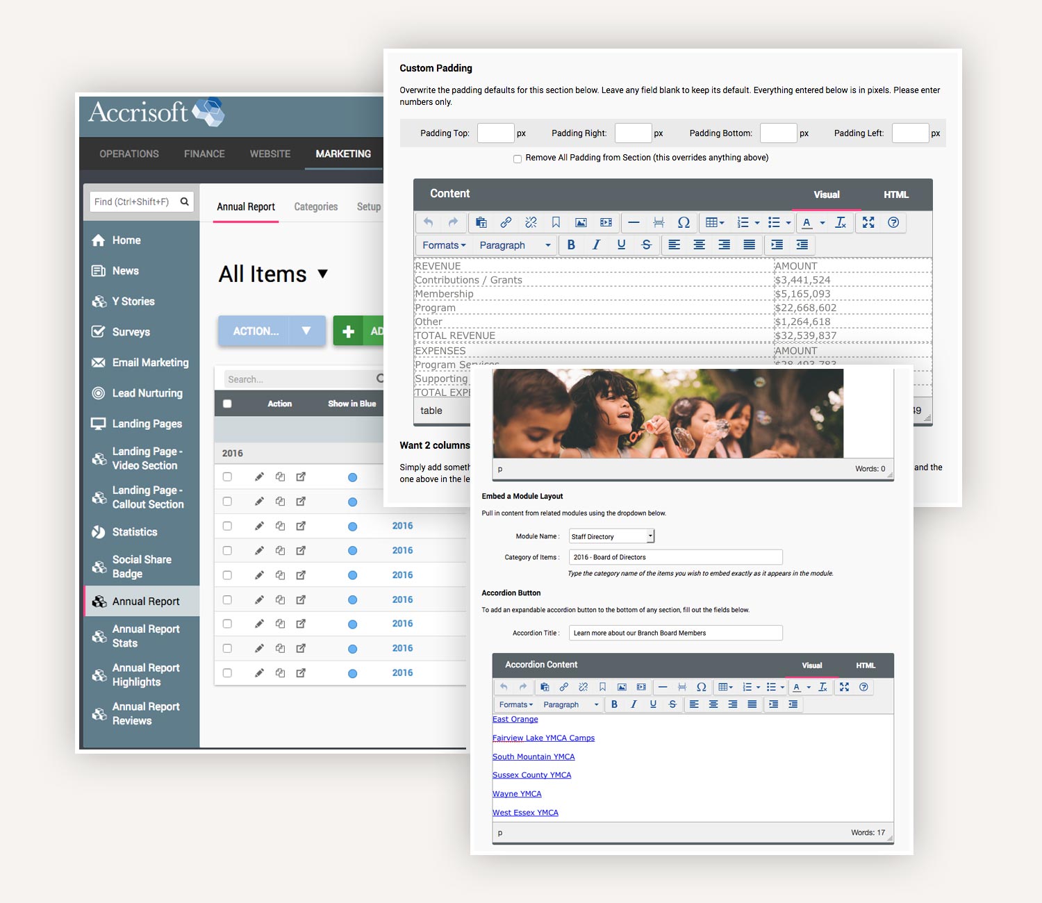 Rich Content Areas Graphic