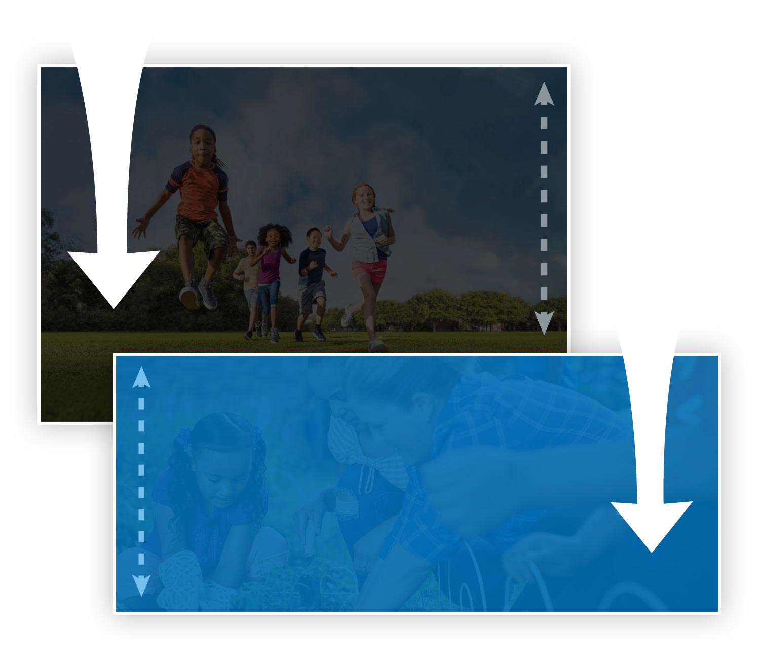Parallax Backgrounds <br> with micro-control Graphic