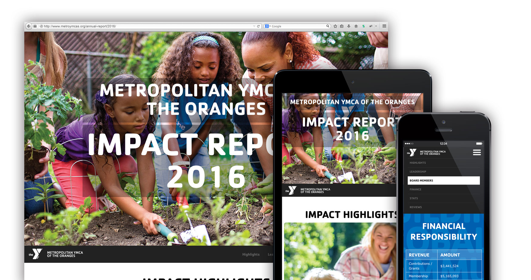 Mobile Responsive Navigation Graphic
