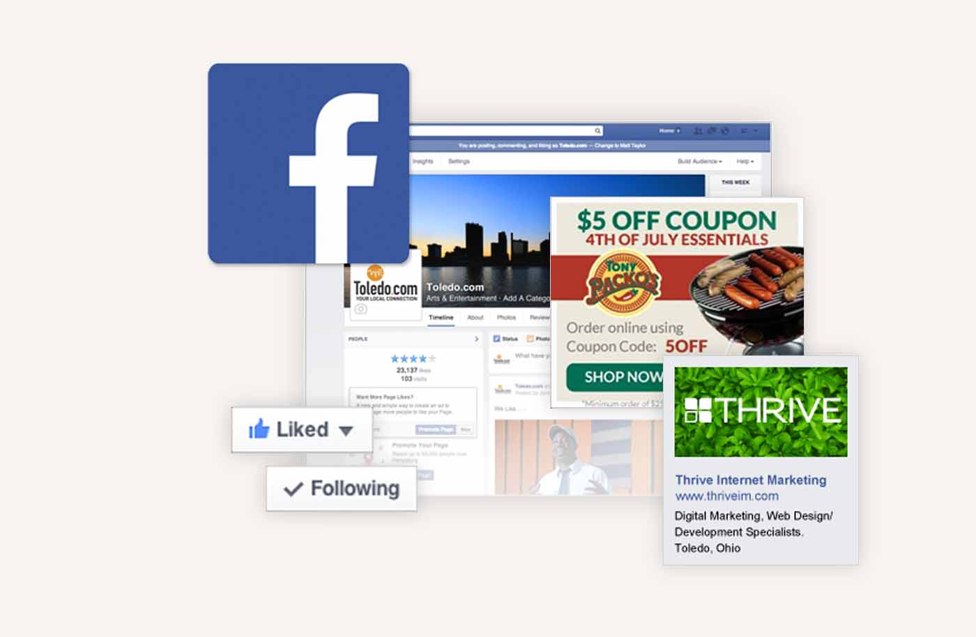 Facebook Advertising Packages Graphic